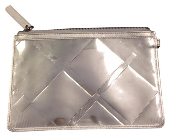 Burberry Silver Clutch