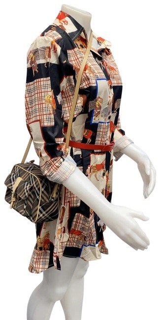 Burberry Sling Brown Canvas Cross Body Bag