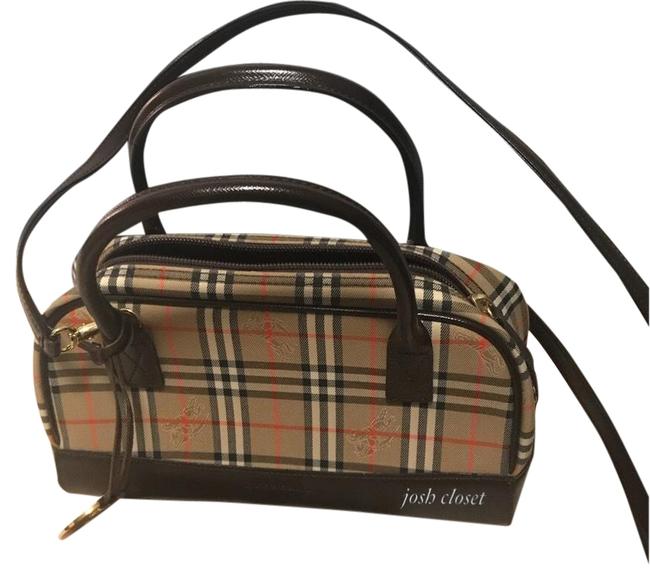 Burberry Sling Brown Cloth Cross Body Bag