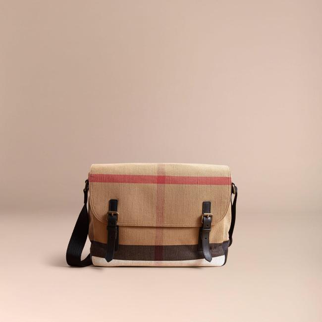 Burberry Small Baildon Canvas Cross Body Bag