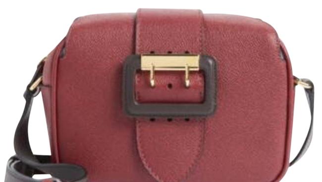 Burberry Small Buckle Burgundy Cross Body Bag