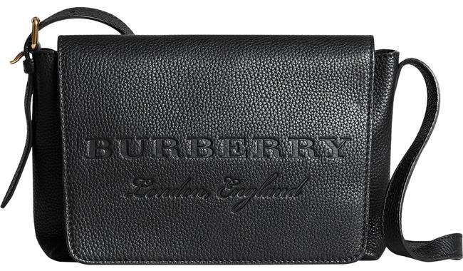 Burberry Small Burleigh Black Leather Cross Body Bag