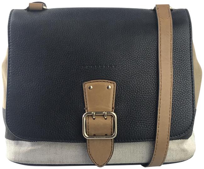 Burberry Small Gowan House Check Canvas Cross Body Bag