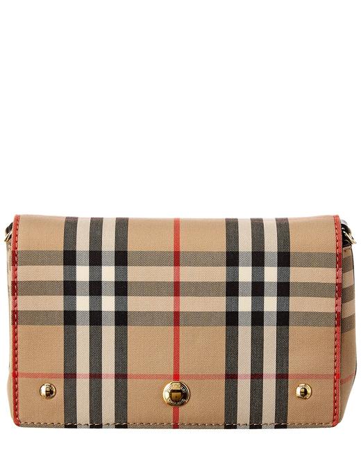 Burberry Small Hackberry Vintage CheckLeather Cross Body Bag