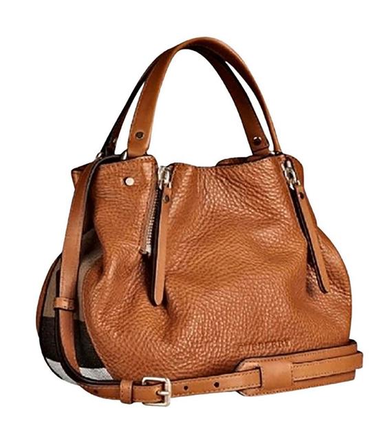 Burberry Small Maidstone Saddle Browm Leather Cross Body Bag