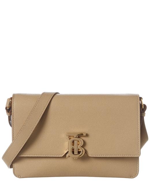 Burberry Small Monogram Leather Cross Body Bag