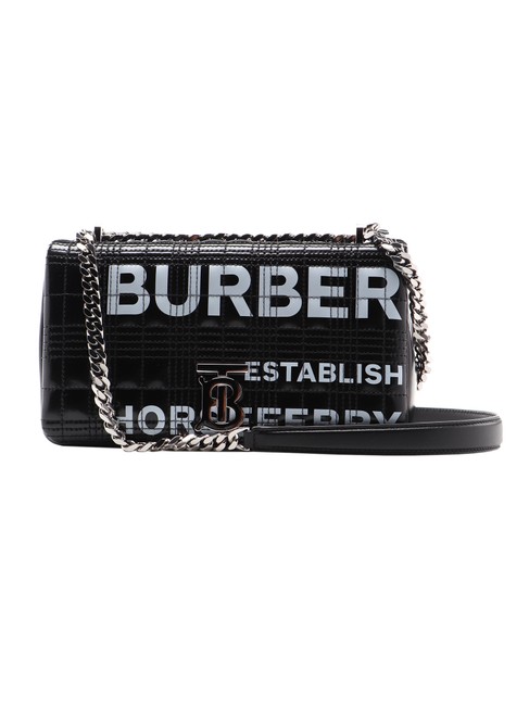 Burberry Spk New Small Tb Black Leather Cross Body Bag