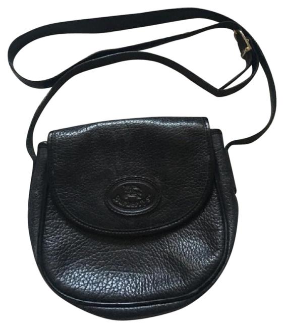 Burberry Stamped Leather Cross Body Bag