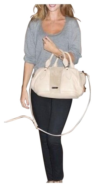 Burberry Limited Bowling Suede Beige Purse Nude Leather Cross Body Bag