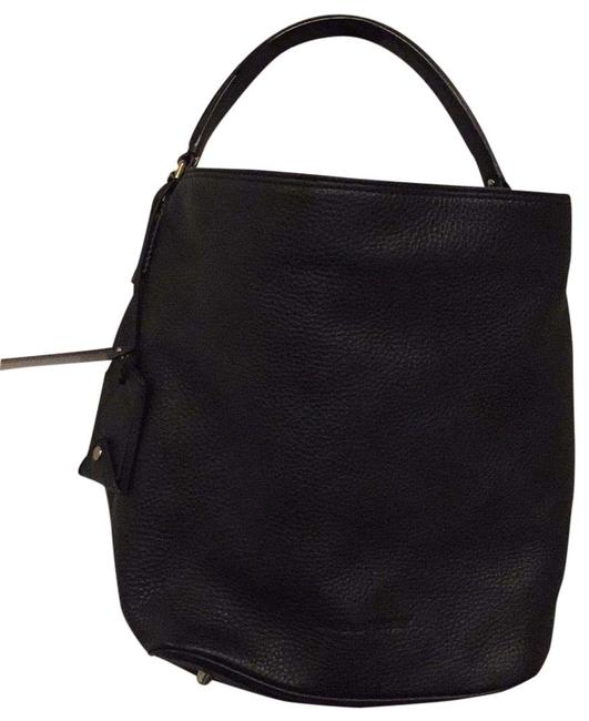 Burberry Shoulder Susanna Medium Black Leather Hobo Bag