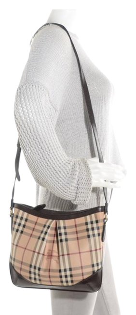 Burberry Messenger Tag burberry Haymarket Checker Brown Pvc Cross Body Bag