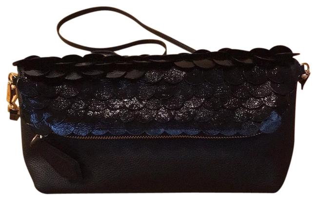 Burberry The Petal Black Leather Cross Body Bag