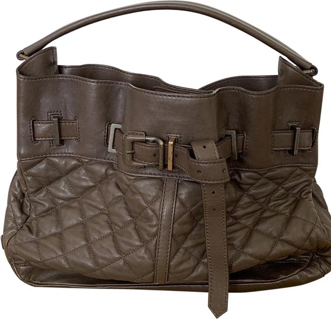 Burberry Tobacco Brown Leather Hobo Bag