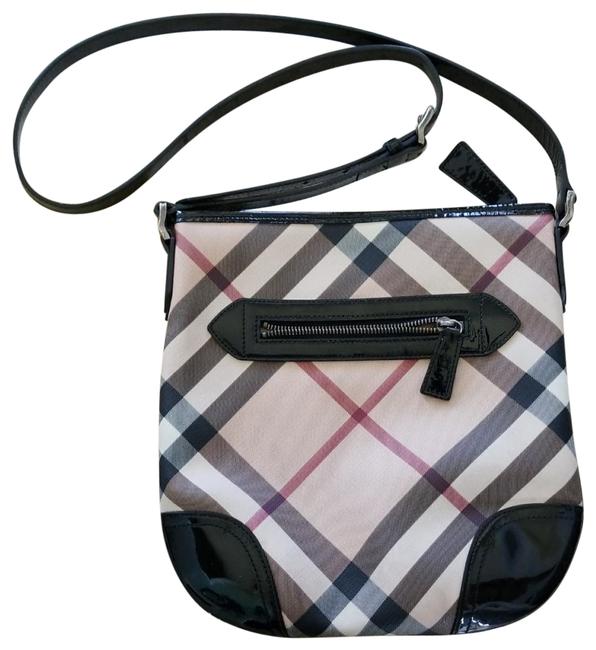 Burberry Vertical Nova Check Pvc Cross Body Bag