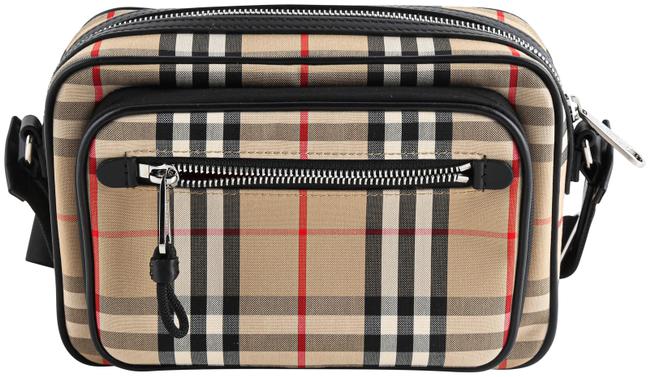 Burberry Vintage Check and Leather Multicolor Cotton Cross Body Bag