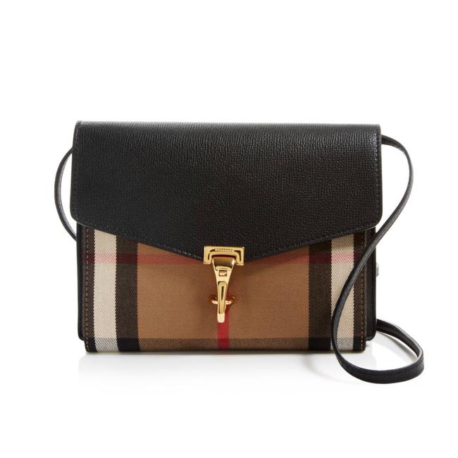 Burberry With Code Macken House Check Black Cross Body Bag