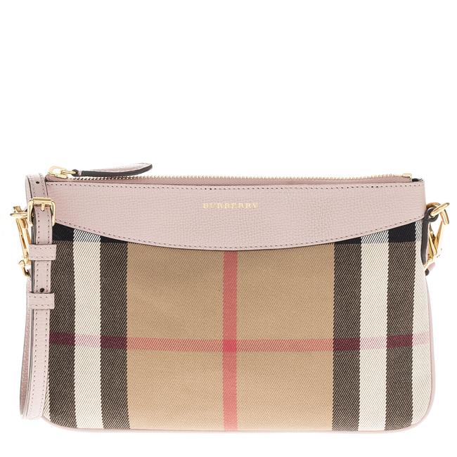 Burberry Womens House Check and Pale Orchid Clutch
