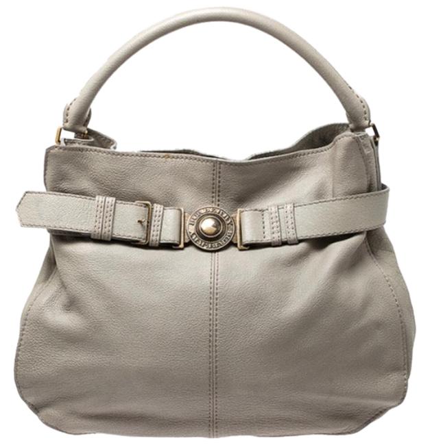 Burberry XL Lambeth Gray Buffalo Hobo Bag
