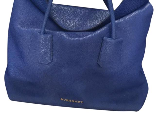 Burberry 0000 Blue Leather Shoulder Bag
