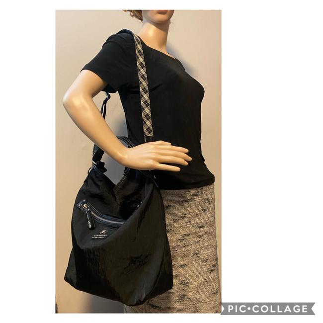 Burberry 2way Black Silver Nylon Shoulder Bag