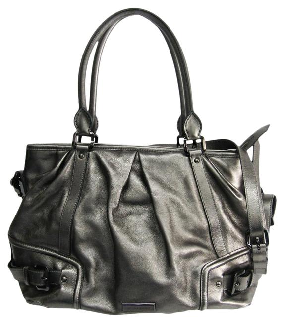 Burberry 3712575 Womens Silver Leather Shoulder Bag