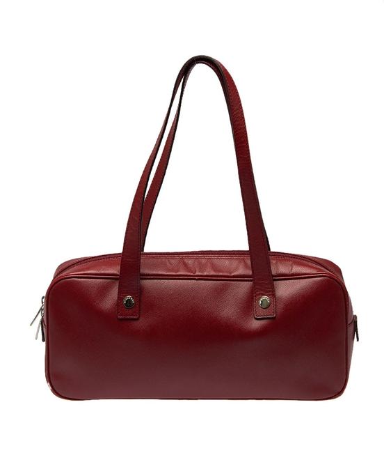 Burberry 38927 Red Leather Shoulder Bag