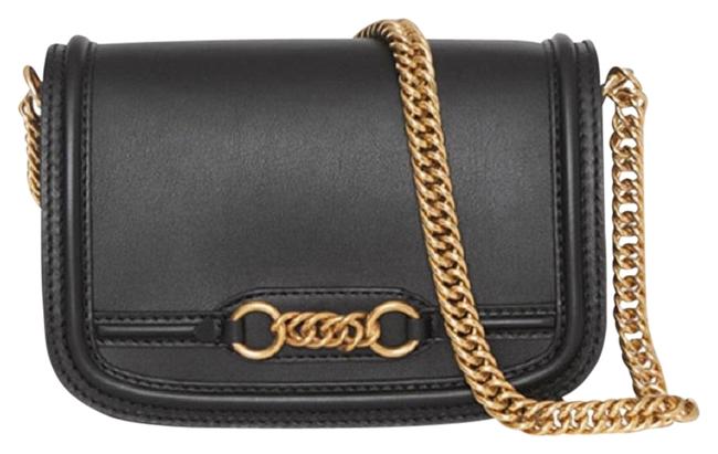 Burberry 800869161 Black Calfskin Leather Shoulder Bag