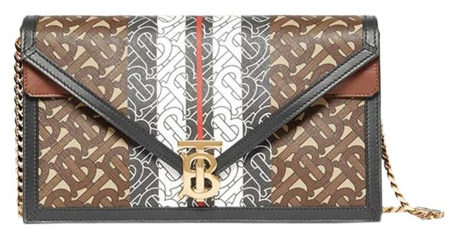 Burberry 80203051 Brown Calfskin Leather Shoulder Bag