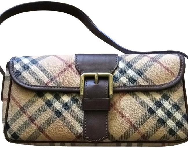 Burberry 8378423 Brown Canvas Shoulder Bag