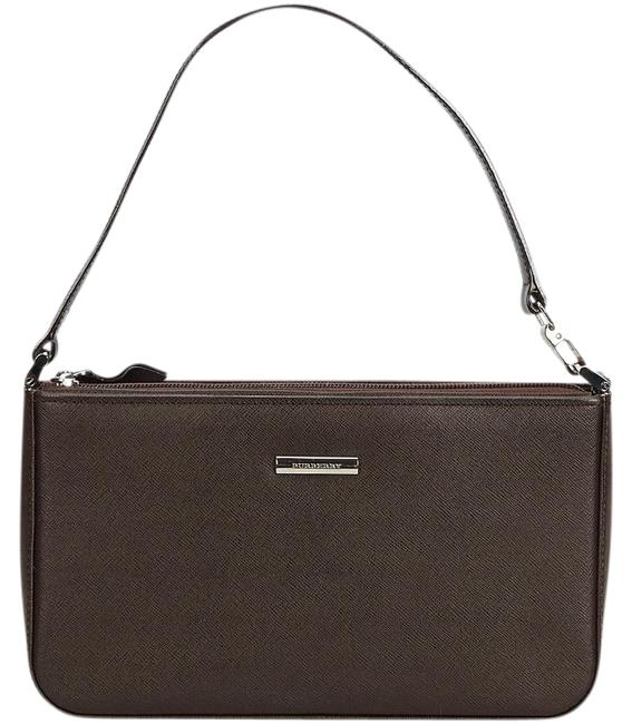 Burberry Baguette Black Leather Shoulder Bag