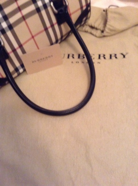 Burberry Beige and Black Shoulder Bag