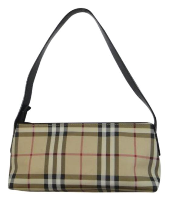 Burberry Beige PvcLeather Shoulder Bag