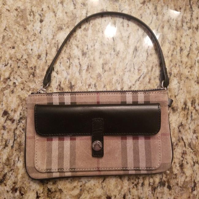 Burberry Beige Suede Shoulder Bag
