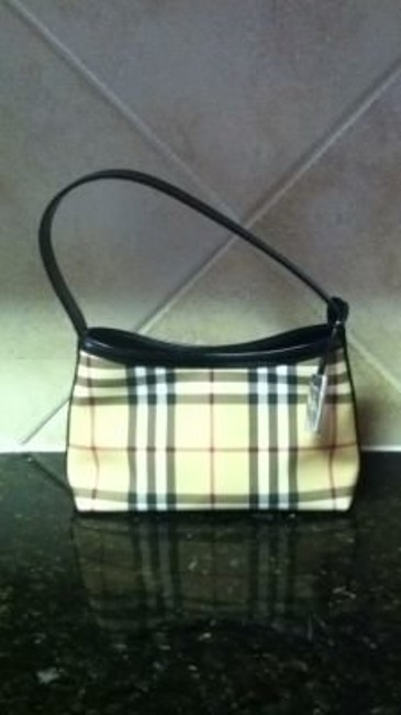Burberry BeigeBlack Shoulder Bag
