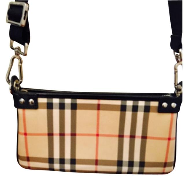 Burberry Black Beige Red Shoulder Bag