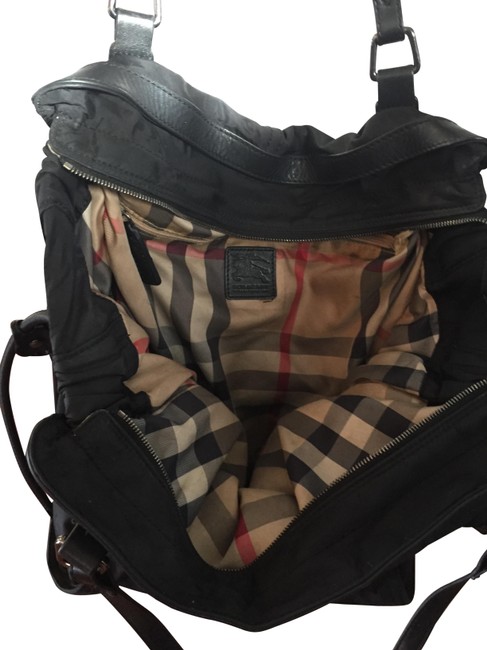 Burberry Black Canvas Shoulder Bag