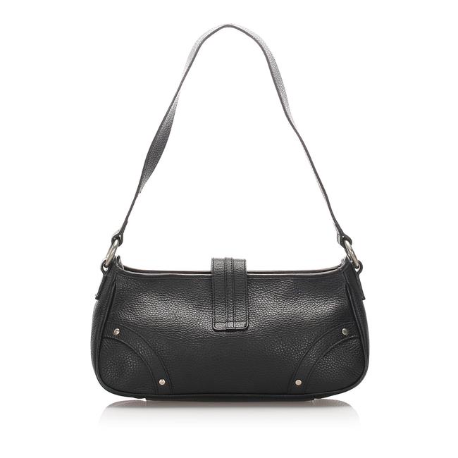 Burberry Black Leather Shoulder Bag
