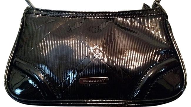 Burberry Black Patent Leather Shoulder Bag