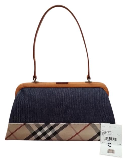Burberry Blue Denim Shoulder Bag