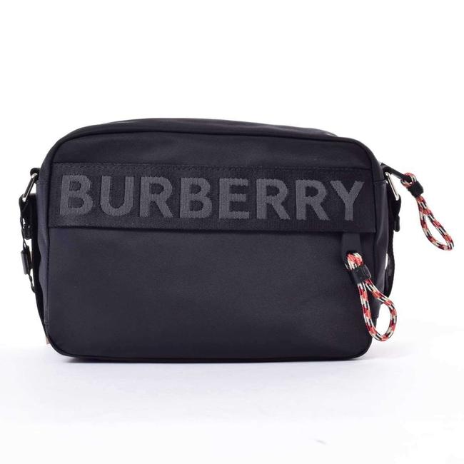 Burberry Leather Black Nylon Shoulder Bag
