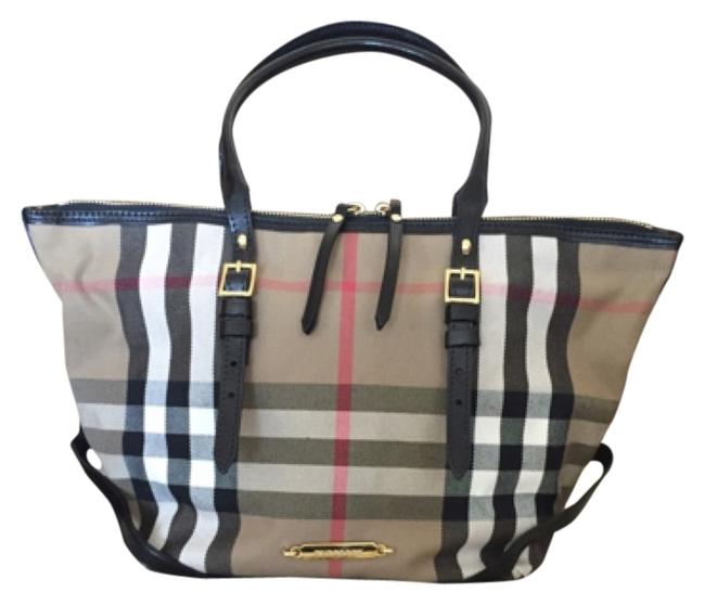 Burberry Bridle House Check Salisbury Tote Shoulder Bag