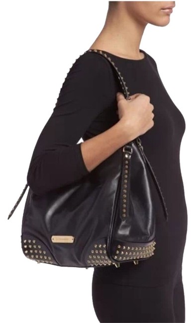 Burberry Bridle Studs Canterbury Black Shoulder Bag