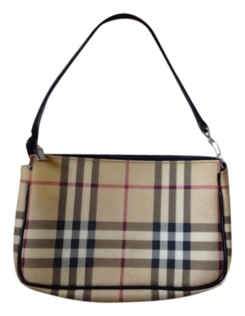 Burberry Brit Check Canvas Shoulder Bag