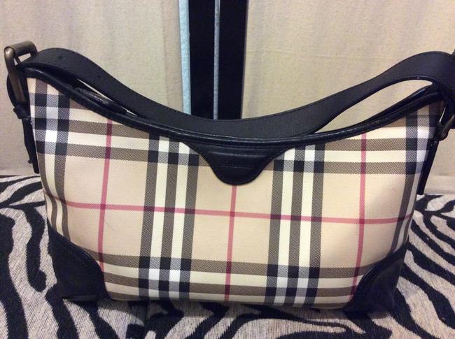 Burberry BrownBeige Shoulder Bag