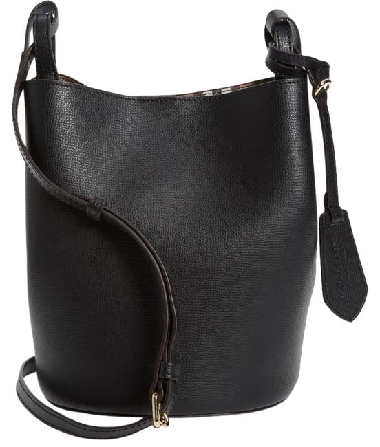 Burberry Bucket Lorne Reversible Black Shoulder Bag