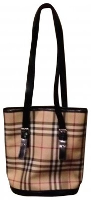 Burberry Bucket Traditional Tan Shoulder Bag