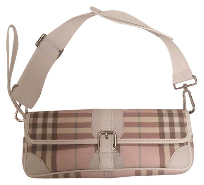 Burberry Canvas and Leather Shoulder Bag