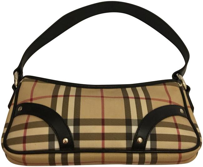 Burberry Canvas Leather Shoulder Bag