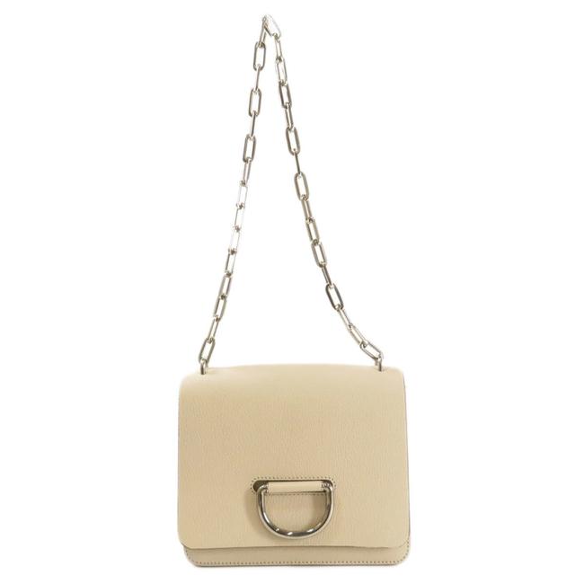Burberry Chain Ladies Beige Leather Shoulder Bag