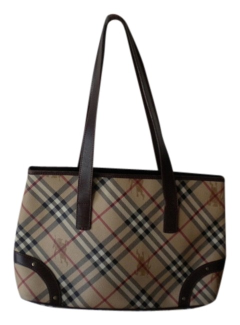 Burberry Check Classic Pattern Shoulder Bag